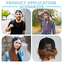 36Pcs 18 Colors Plastic Snapback Strap with 7 Holes&nbsp;FIND-GA0007-34