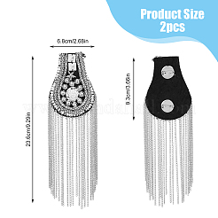 2Pcs Fashionable Tassel Epaulettes&nbsp;FIND-FH0008-80P