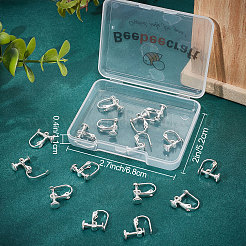 20Pcs Brass Clip-on Earring Findings&nbsp;KK-BBC0004-85