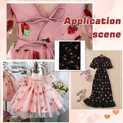 Polyester Lase Fabric&nbsp;DIY-WH0661-13A