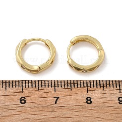 Ring Sparkling Cubic Zirconia Huggie Hoop Earrings for Girl Women&nbsp;EJEW-H126-05G