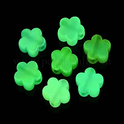 Luminous UV Plating Opaque Acrylic European Beads&nbsp;OACR-Q197-16
