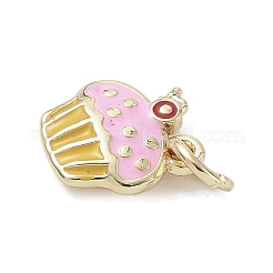 Brass Enamel Charms&nbsp;KK-K368-17G-03