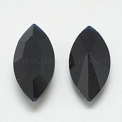 Pointed Back Glass Rhinestone Cabochons&nbsp;RGLA-T083-4x8mm-02