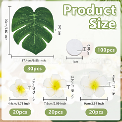 60Pcs 3 Styles EVA Artificial Flower&nbsp;AJEW-OC0014-25