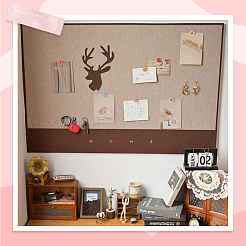 60Pcs Cloth Embroidery with Drawing Pins&nbsp;FIND-SP0004-55