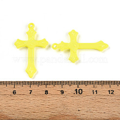 Opaque Acrylic Pendants&nbsp;SACR-WH0017-01F