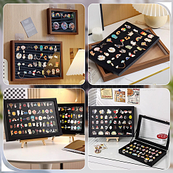 1Pc Rectangle MDF Presentation Boxes with Acrylic Visible Window&nbsp;CON-FG0001-19