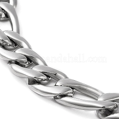 Non-Tarnish 304 Stainless Steel Figaro Chain Bracelet for Men Women&nbsp;BJEW-C048-05P
