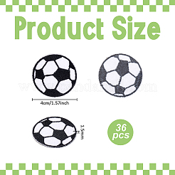 36Pcs Computerized Embroidery Cloth Iron on/Sew on Patches&nbsp;PATC-PH0001-80