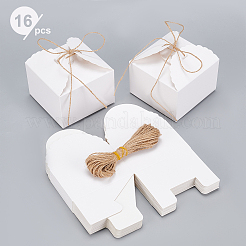Square Foldable Creative Kraft Paper Box&nbsp;CON-BC0001-29B
