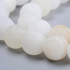 Natural Flower Jade(Afghanistan Jade) Beads Strands&nbsp;G-E266-12A-10mm