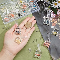 DIY Goldfish Water Bag Dangle Earring Making Kit&nbsp;DIY-CA0003-90