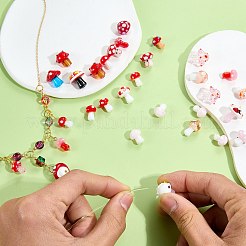 32Pcs Handmade Lampwork Beads&nbsp;LAMP-SZ0001-62