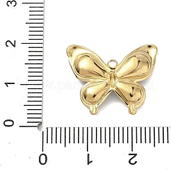 304 Stainless Steel & Glass Pendants&nbsp;STAS-G371-16G-05