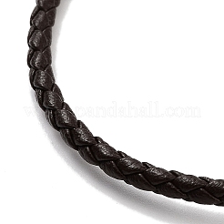 Braided Round Imitation Leather Bracelets Making&nbsp;BJEW-H610-01P-09