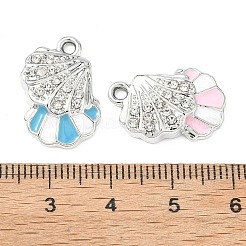 Alloy Rhinestone Pendants&nbsp;FIND-C087-11P