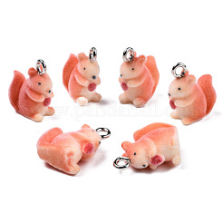 Flocky Resin Pendants&nbsp;RESI-N032-05