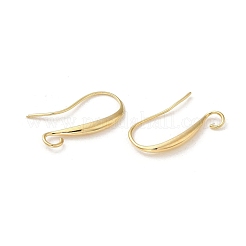 Brass Earring Hooks&nbsp;KK-H455-61G