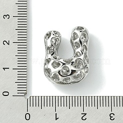 Rack Plating Brass Cubic Zirconia Pendants&nbsp;KK-S378-02P-U