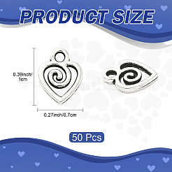 50Pcs Tibetan Style Alloy Pendants&nbsp;FIND-YW0009-56