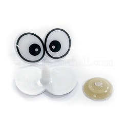 Plastic Craft Doll Eyes&nbsp;DIY-WH0568-12