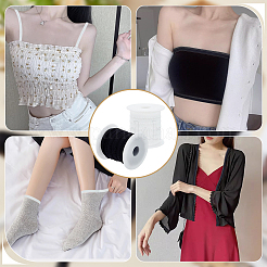 20 Yards 2 Colors Polyester Picot Elastic Lace Ribbon&nbsp;OCOR-FG0002-38