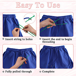 16Pcs 8 Colors Polyester & Cotton Replacement Drawstring Cords&nbsp;FIND-TA0009-39