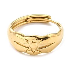 304 Stainless Steel Adjustable Ring for Women&nbsp;RJEW-C016-22G