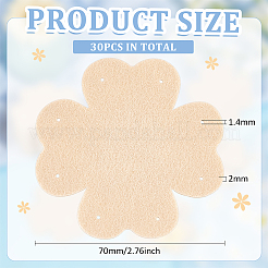 Clover Felt Travel Jewelry Display Organizer&nbsp;DIY-WH0308-425