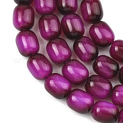 Imitation Tiger Eye Glass Beads Strands&nbsp;LS-GLAA-H040-02D