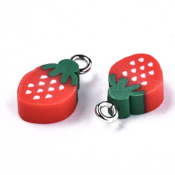 Handmade Polymer Clay Charms&nbsp;X-CLAY-T016-49