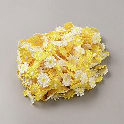 Polyester Daisy Flower Lace Trim Ribbon&nbsp;OCOR-TAC0035-09