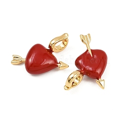 Brass Fold Over Clasps&nbsp;KK-H078-24G
