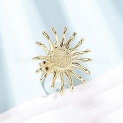 Brass Cuff Open Rings&nbsp;LS-RJEW-Z129-02G-02