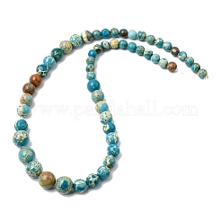 Natural Imperial Jasper Graduated Beads Strands&nbsp;G-A323-C03-01E