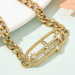 Rectangle 304 Stainless Steel Bracelets&nbsp;BJEW-R011-01G-02