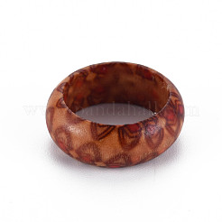 Wood Thumb Rings&nbsp;RJEW-N028-05-M