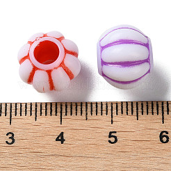 Opaque Acrylic European Beads&nbsp;SACR-P031-03A