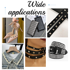 200Pcs 4 Styles Iron Studs Rivets&nbsp;IFIN-GF0001-54G