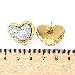 304 Stainless Steel Stud Earrings&nbsp;EJEW-D308-04A-PG