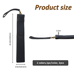 2Pcs 2 Colors Imitation Leather Drumstick Bags&nbsp;ABAG-FH0001-08