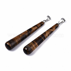 Natural Tiger Eye Big Pendants&nbsp;G-T131-17E
