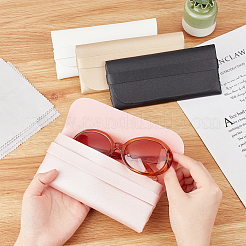 AHADEMAKER 4Pcs 4 Colors PU Imitation Leather Glasses Case&nbsp;AJEW-GA0005-19