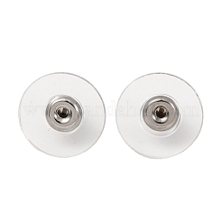 304 Stainless Steel Bullet Clutch Earring Backs&nbsp;X-STAS-Q189-02