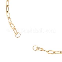 2.5MM 304 Stainless Steel Paperclip Chain Slider Bracelet Makings&nbsp;AJEW-JB01401