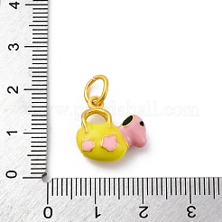 Alloy Enamel Pendants&nbsp;ENAM-E362-03C