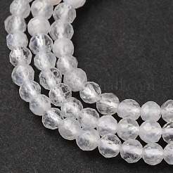 Natural Rainbow Moonstone Beads Strands&nbsp;G-B142-A04-2mm