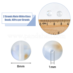 2 Strands Synthetic Moonstone Beads Strands&nbsp;G-DC0001-38