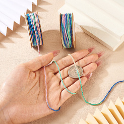 2 Rolls Segment Dyed Cotton Twisted String Cord&nbsp;OCOR-TA0002-95C